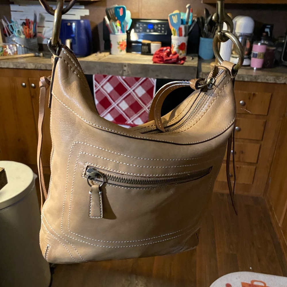 Coach Chelsea Lace 1941 A0793-10399 Tan Leather Shoulder Bag - Picture 2 of 7